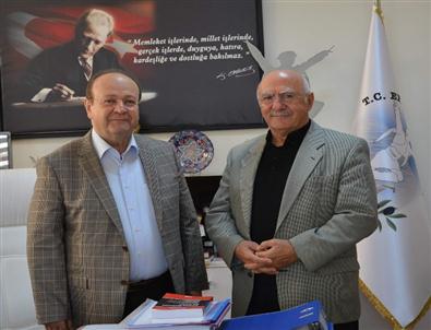 Temizel’den Başkan Mesut Özakcan’a Ziyaret