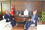 TURAN ATLAMAZ - Vali Şahin, Kaymakam Atlamaz'ı Ziyaret Etti