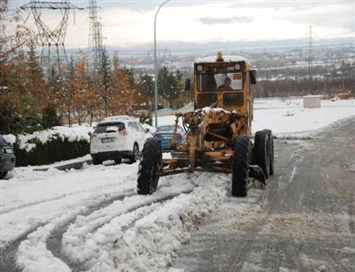 Akşehir'de Karla Mücadele Çalışmaları