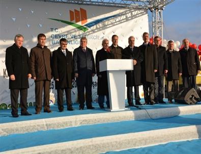 Günekab'ın Katı Atık Bertaraf ve Düzenli Depolama Tesisi, Başbakan Ahmet Davutoğlu Tarafından Açıldı