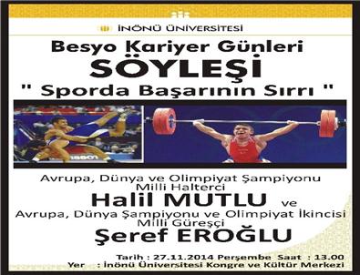 Ünlü Sporcular Malatya’da Başarının Sırrı Söyleşisine Katılacak