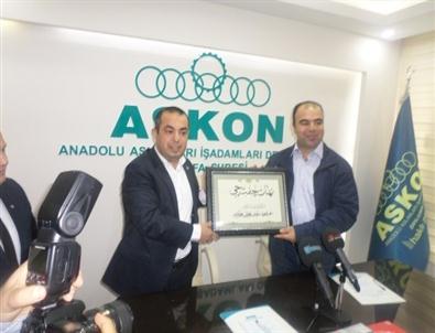 Başkan Çiftçi, Askon Başkanı Şahin’i Ziyaret Etti