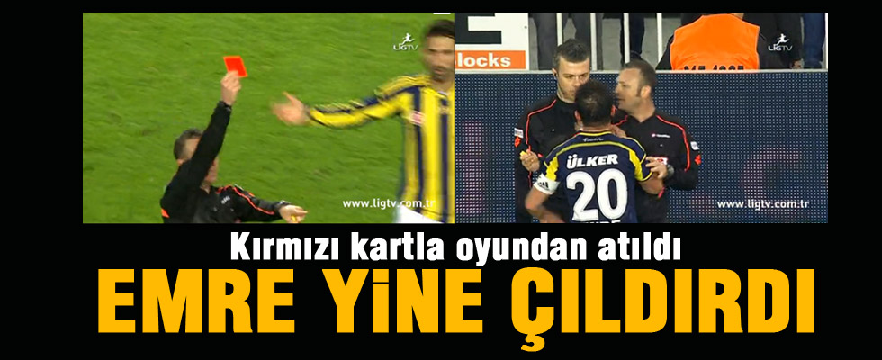 Emre Belözoğlu oyundan atıldı