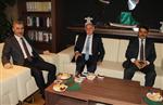ADLİYE BİNASI - Vali Şahin, Başsavcı Tosun İle Başkan Osmanoğlu'nu Ziyaret Etti