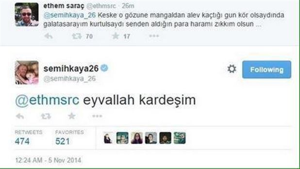 Bedduaya eyvallah dedi