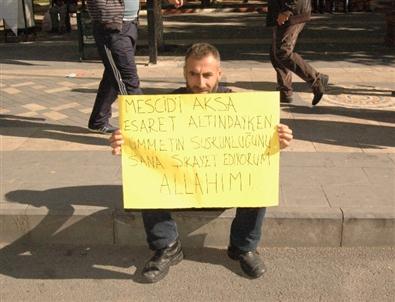 Adıyaman’da Tek Kişilik Eylem