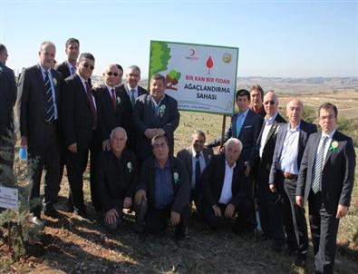 Bir Kan Bir Fidan Kampanyasında İlk Fidanlar Toprakla Buluştu