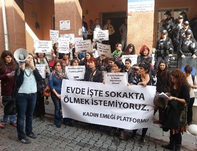 Kadınlardan İşkur Önünde Eylem