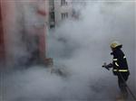 KURTARMA TATBİKATI - Ağrı'da Özel Bir Tıp Merkezinde Yangın Tatbikatı