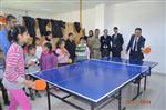 OSMAN UĞURLU - Lice Kaymakamı Osman Uğurlu Öğrencilerle Masa Tenisi Oynadı