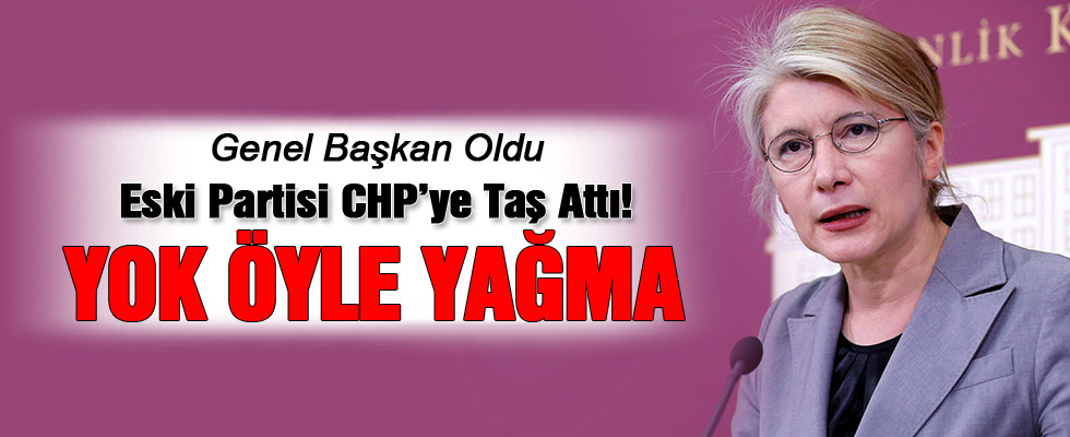 Emine Ülker Tarhan'dan CHP'ye: Yok Öyle Yağma