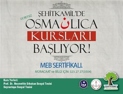 Osmanlıca Dil Kursu Başlıyor