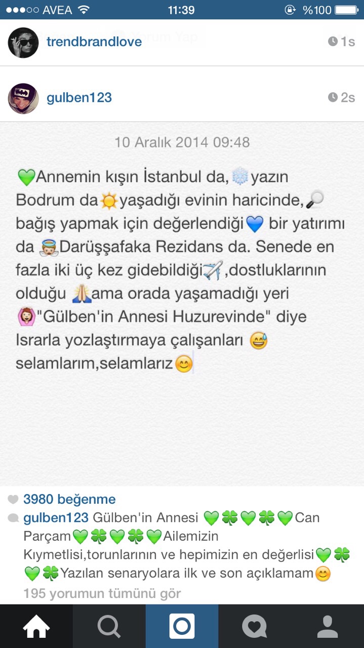 Gülben Ergen: Annem huzurevinde yaşamıyor