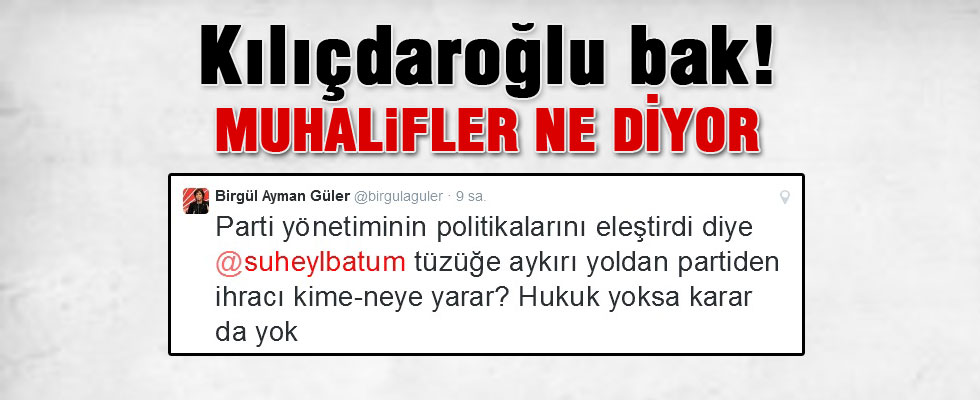 CHP’de merkezi otorite boşluğu var