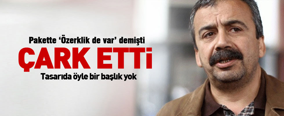 Sırrı Süreyya Önder'den özerklik açıklaması