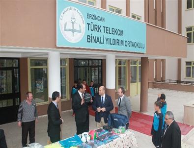 Erzincan Türk Telekom'dan Binali Yıldırım Orta Okula Spor Desteği