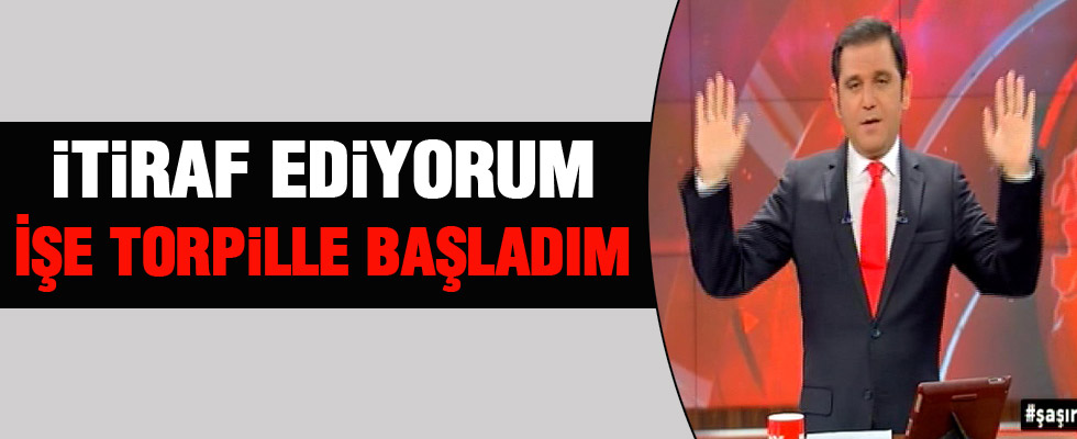 Fatih Portakal itiraf etti