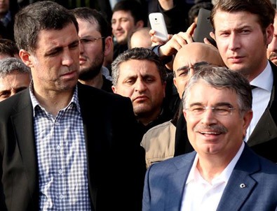 İdris Naim Şahin ve Hakan Şükür'den destek ziyareti