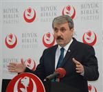 İŞSİZLİK RAKAMLARI - Bbp Genel Başkanı Mustafa Destici Açıklaması