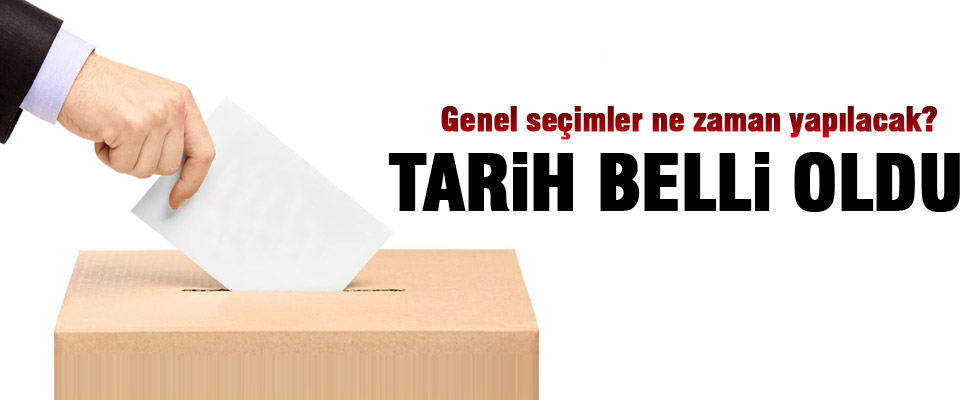 Genel seçimler Haziran'da