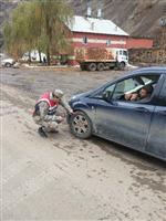 Jandarmadan Kış Lastiği Uygulaması