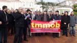 TORBA YASA TASARISI - Tmmob Tekirdağ Şubesi Yeni Torba Yasa Tasarısını Protesto Etti