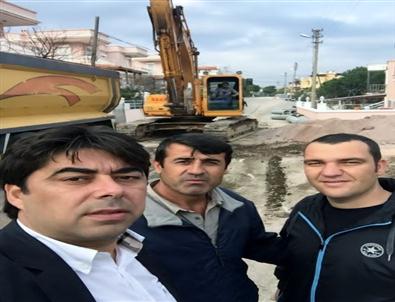Yeni Foça'da Kanalizasyon İnşaatları Başladı