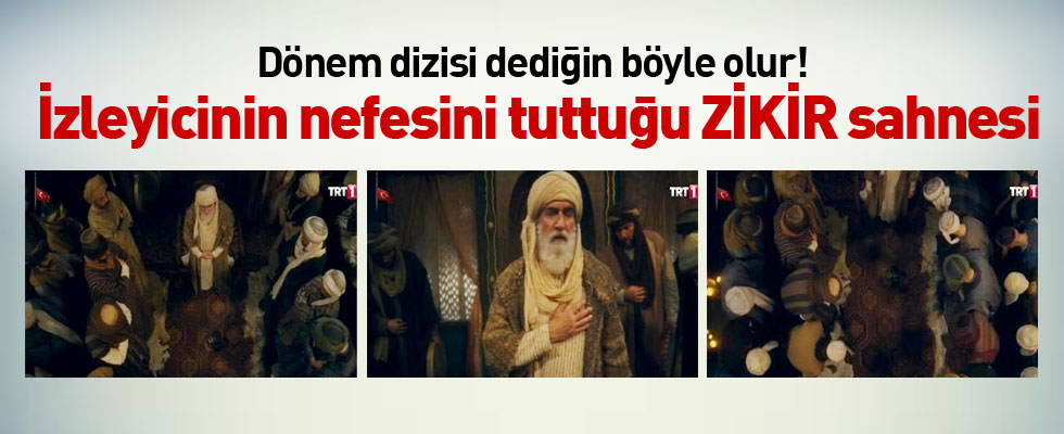 Diriliş 'Ertuğrul' dizisinde izleyiciyi ekrana kilitleyen sahne