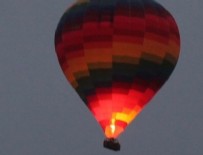 Kapadokya'da balon düştü