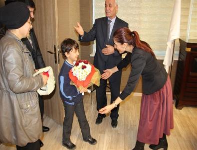 Hüsrevpaşa İlk ve Ortaokulu’ndan Eş Başkan Çoban’a Ziyaret