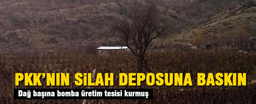 PKK'nın silah deposu basıldı