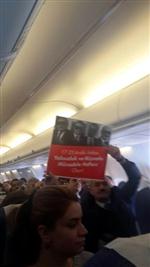 Chp Diyarbakır İl Başkanı Uçakta Eylem Yaptı