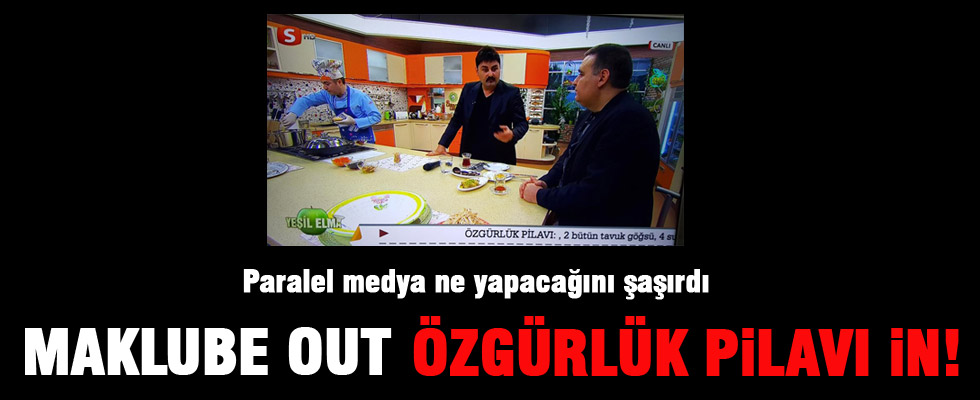 Maklube out Özgürlük Pilavı in!