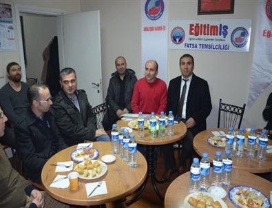 Müdürden Sendikaya Ziyaret
