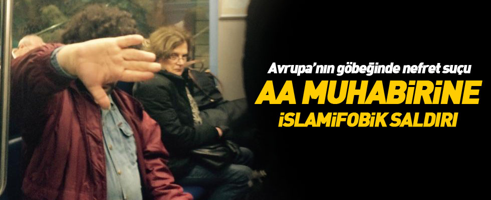 Fransa'da AA muhabirine İslamofobik saldırı!