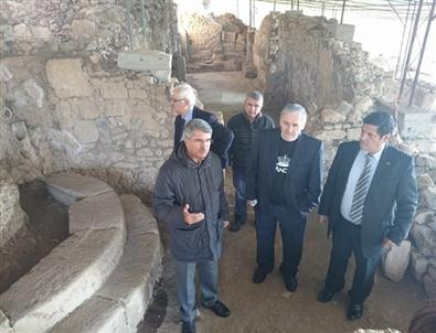 Eski Kültür Bakanı Sağlar Antandors’ U İnceledi