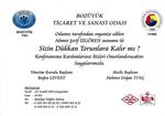 Bozüyük'te 'Sizin Dükkan Torunlara Kalır Mı?' Konferansı