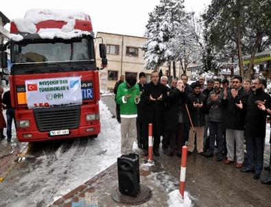 Nevşehir’den Suriye’ye 120. Yardım Tırı