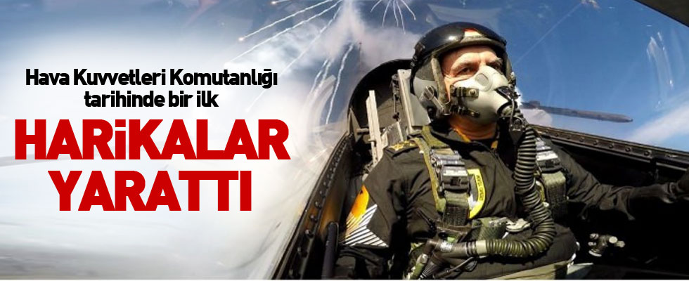 Orgeneral Öztürk Solotürk'le uçtu