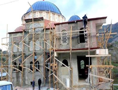 Nazilli'de Bağcıllı Camisinin İnşaatı Devam Ediyor