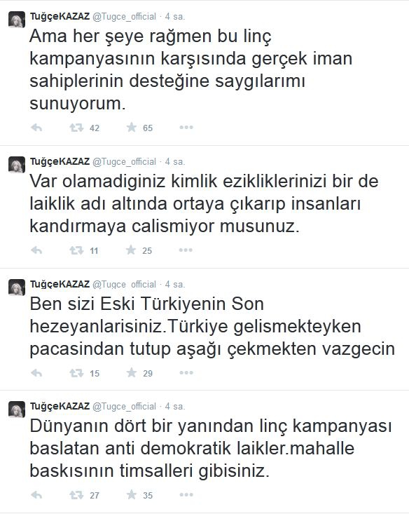 Tuğçe Kazaz'dan zehir zemberek açıklama!