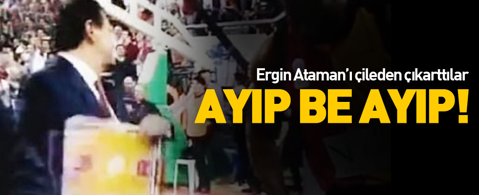 Ergin Ataman'ı çileden çıkarttılar!