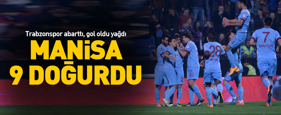 Trabzonspor abarttı, gol oldu yağdı!