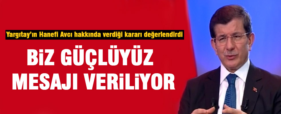 Davutoğlu: Hanefi Avcı ile Taşhiye olayı aynı