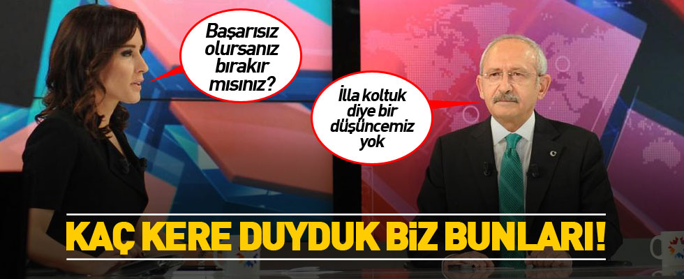 Kılıçdaroğlu: Başarısız olursam kalmam!