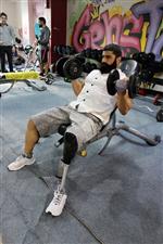 VÜCUT GELİŞTİRME ŞAMPİYONU - (özel Haber) Protez Bacakla Hayatı Sırtlıyor