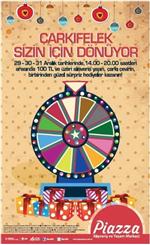 Çarkıfelek Samsun Piazza’da Dönüyor