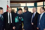 Denizlispor Yönetimi, Vergi Dairesi Başkanı Zafer Evci'yi Ziyaret Etti