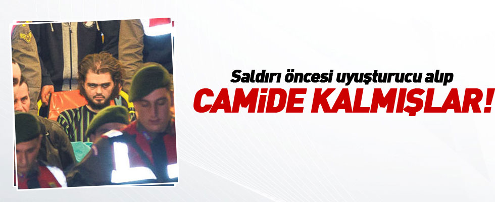 Saldırı öncesi uyuşturucu alıp gece camide kalmışlar!