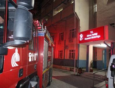 Edirne'de Huzurevinde Yangın Paniği